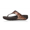 Fitflop Electra Strata Brown Sequins Thong Sandal For Women
