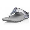 Fitflop Electra Strata Grey Sequins Thong Sandal For Women