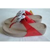Fitflop Florent Thong Sandal Red White For Women