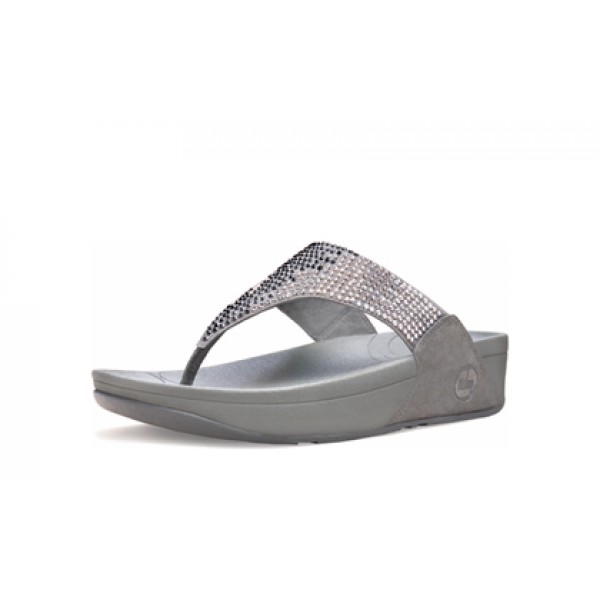 Fitflop Flare Grey Slipper Diamond For Women