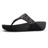 Fitflop Rock Chic S-diamond Black Thongs Sandals For Women