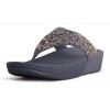 Fitflop Rock Chic S-diamond Royal Blue Thongs Sandals For Women