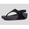 Fitflop Suisei Black One Color S Styles Diamond Sandals For Women