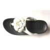 Fitflop Florent Gold White Fitness Sandal For Women