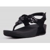 Fitflop Fleur Black Fitness Sandals For Women