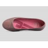 Fitflop Due Apricot Patent Leather Ballerina Pumps For Women