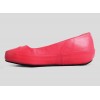 Fitflop Due Patent Leather Rouge Ballerina Pumps Flat For Women
