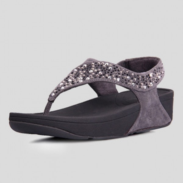 Fitflop Suisei Gray Fitness Sandals For Women