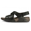 Fitflop Leather Lexx Black Fitness Sandal For Men