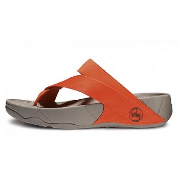 Fitflop Sling Flat Orange Fitness Sandal For Women